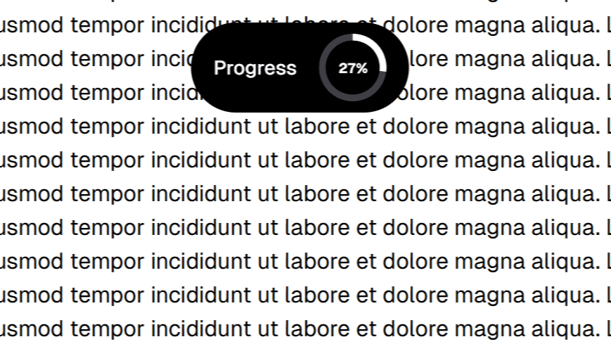 Scroll Progress