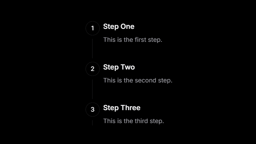 Steps